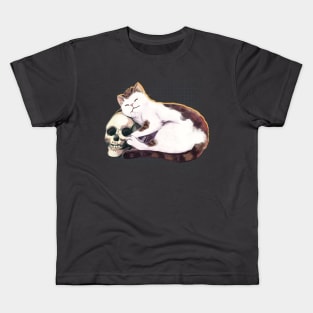 Skull Cat Kids T-Shirt